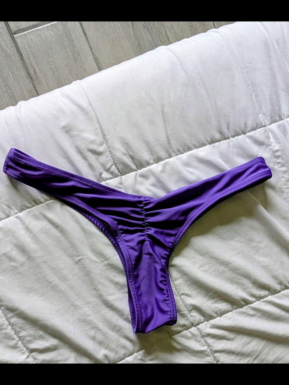 Purple Cheeky Brazilian Women’s Bikini Bottom XL